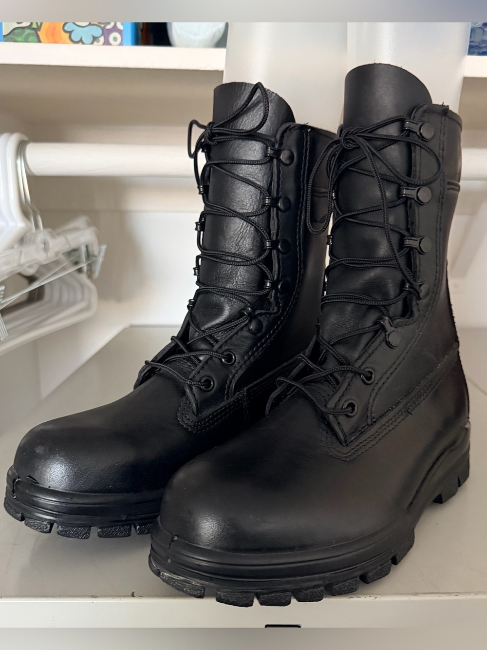 Bates Tactical Military Combat Boots Steel Toe Womens 7 Wide Black ASTM F2413-05